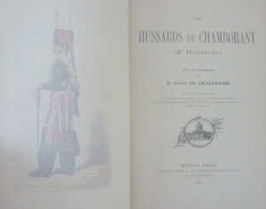 Page de garde Historique 2e Hussards Colonel de Chalendar