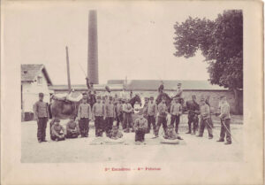 4e Peloton du 1e escadron du 2e Régiment de Hussards à Senlis 1904